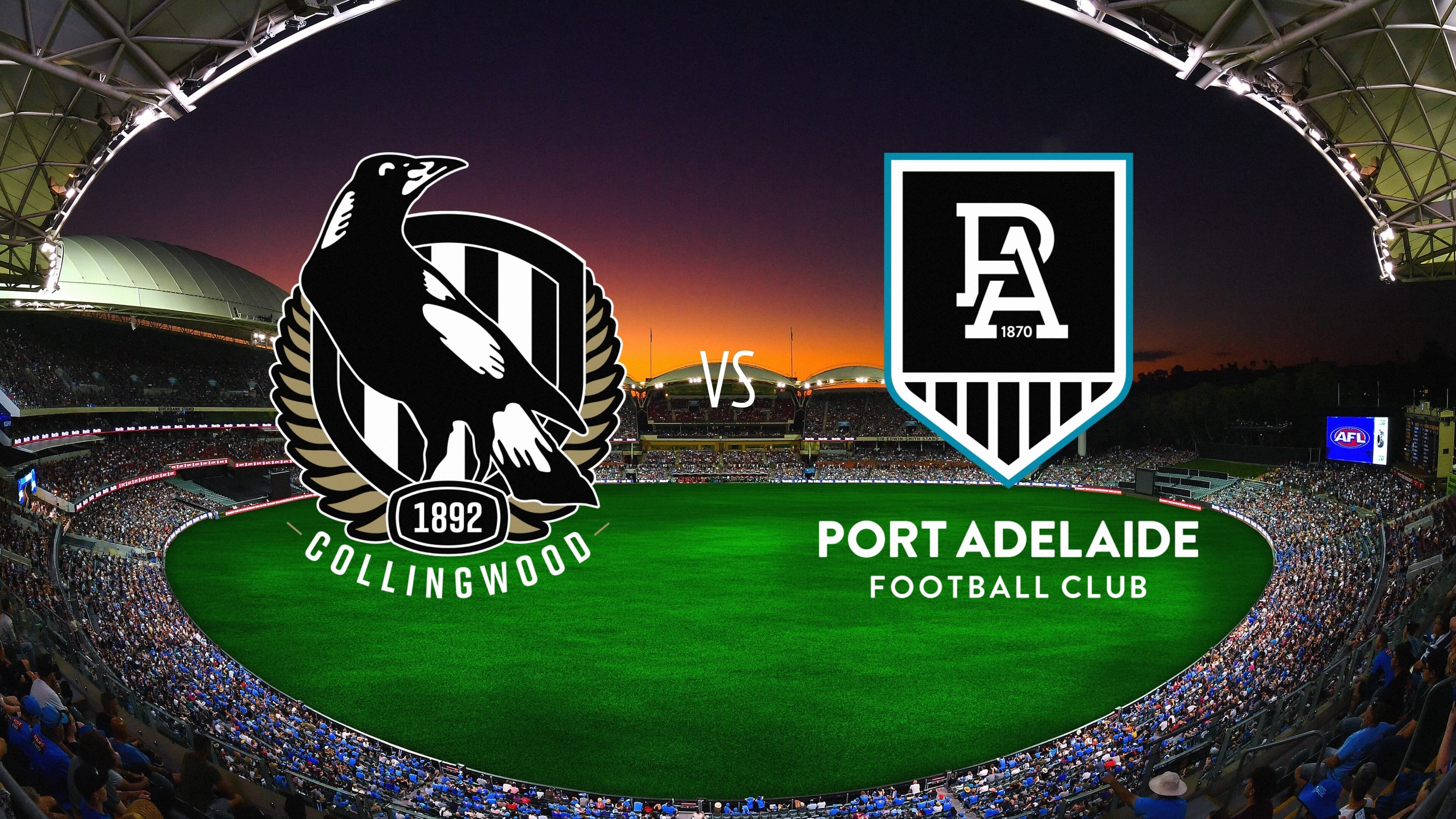 Watch Afl Premiership Football Collingwood Magpies Vs Port Adelaide Power Season Episode Afl Premiership Football Collingwood Magpies Vs Port Adelaide Power Online Fox