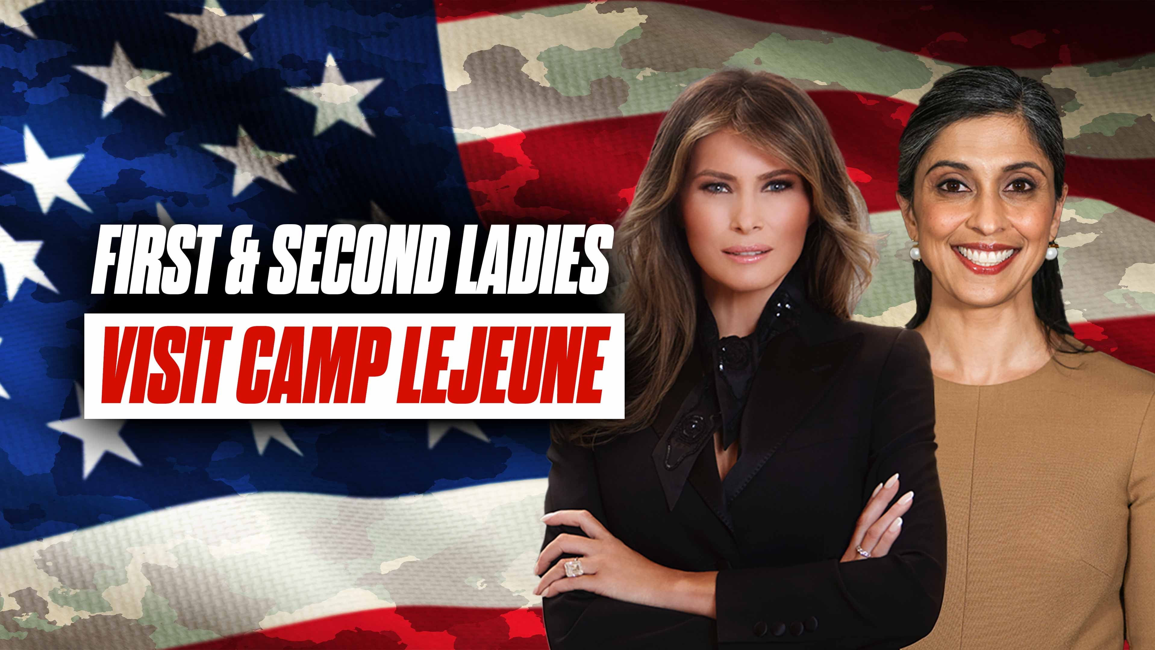 First & Second Ladies Visit Camp Lejeune