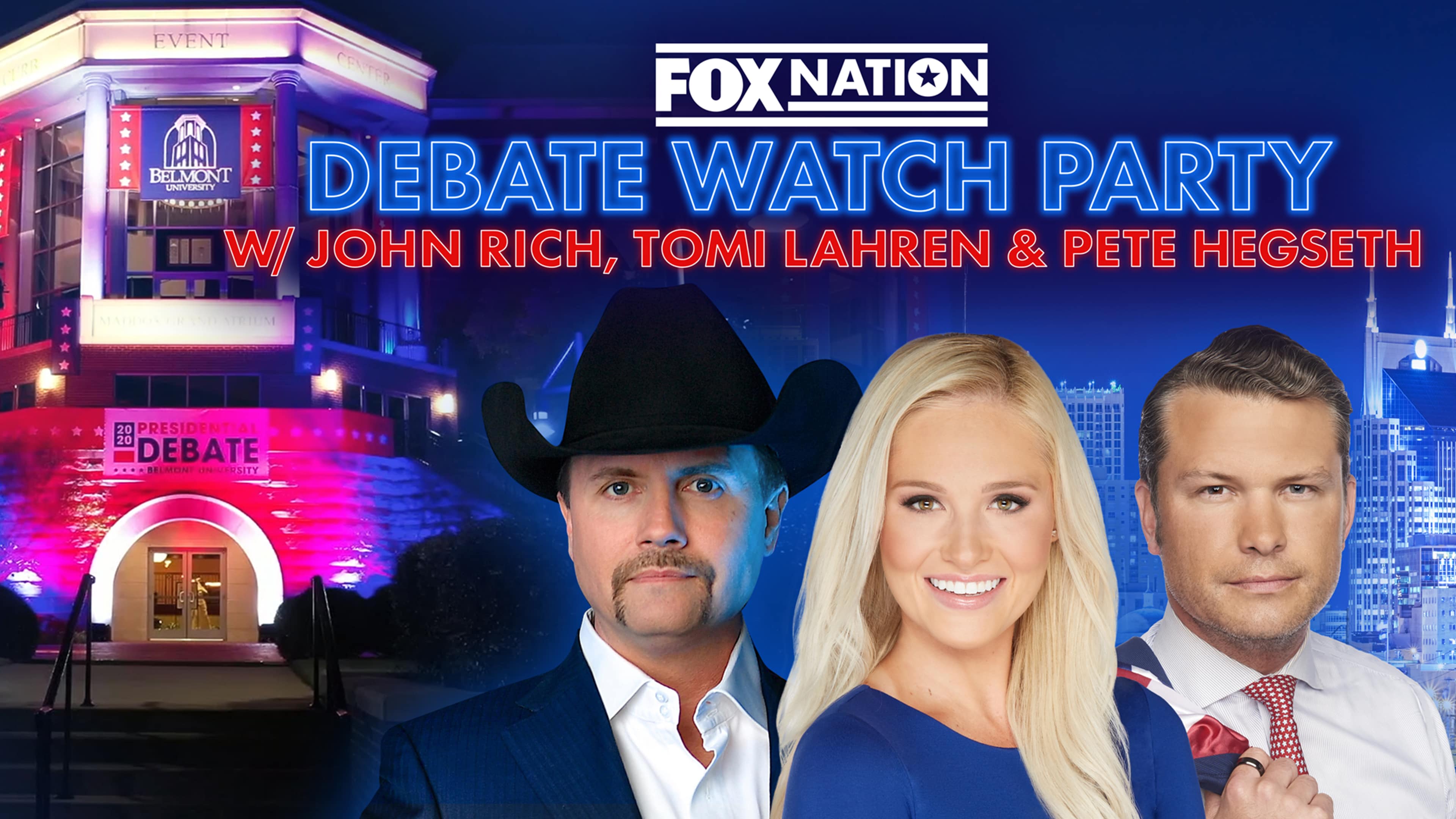 Fox Nation's Debate Watch Party w/ John Rich, Tomi Lahren & Pete Hegseth