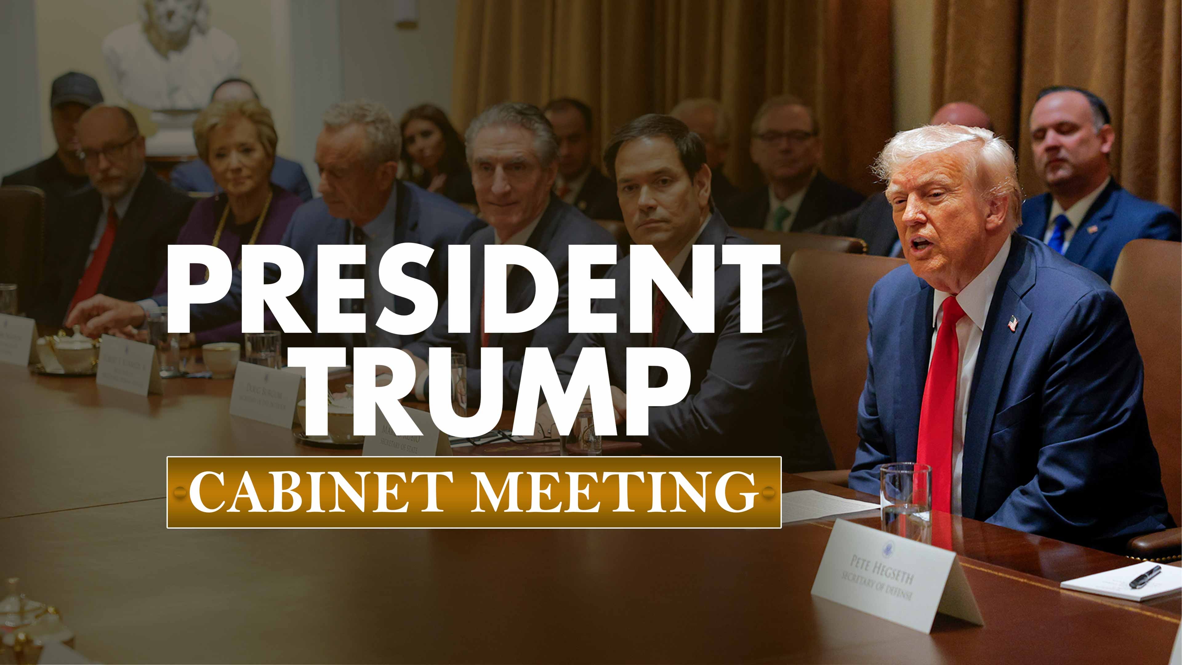 President Trump Cabinet Meeting