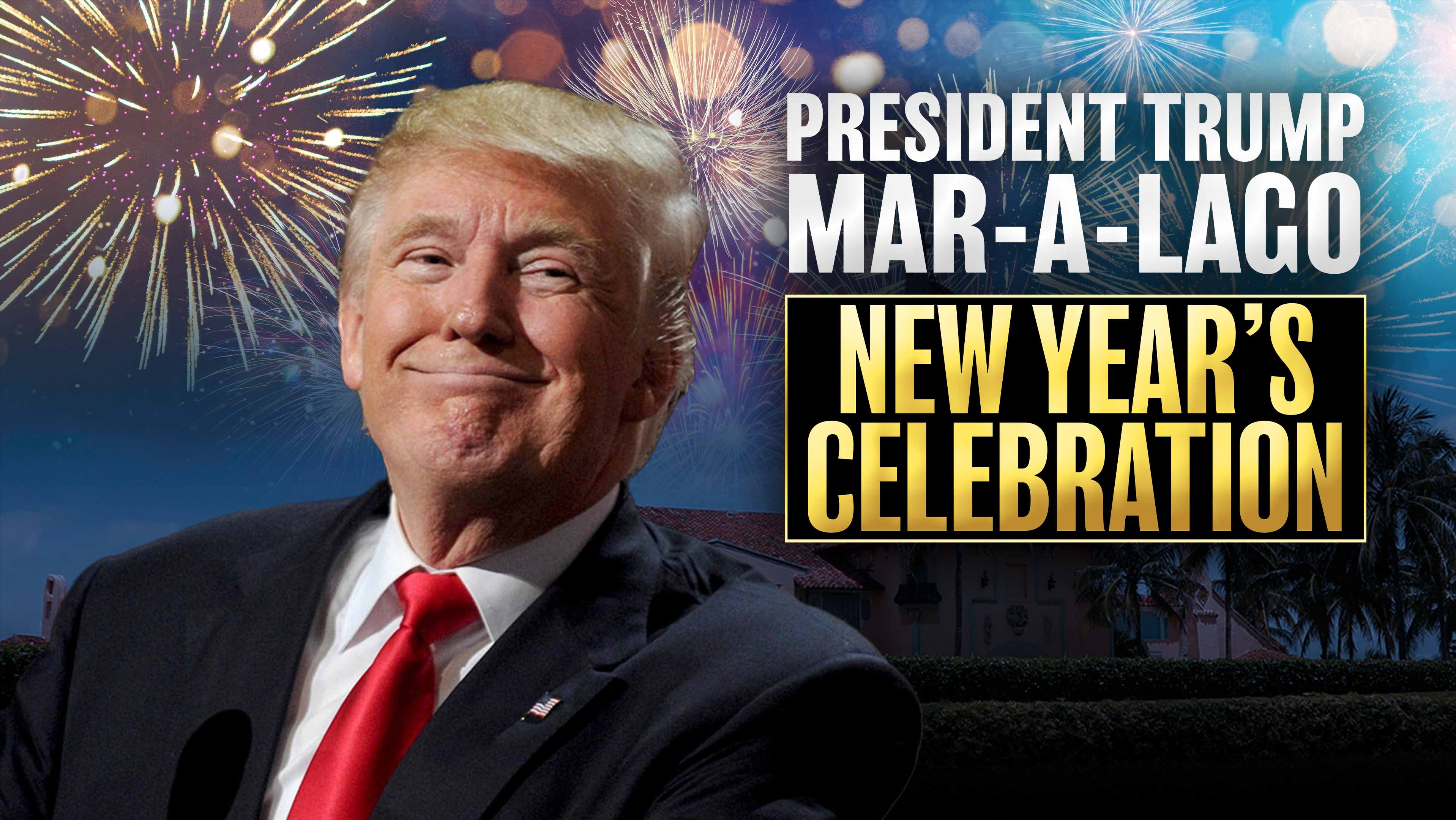 President Trump Mar-A-Lago New Year's Celebration